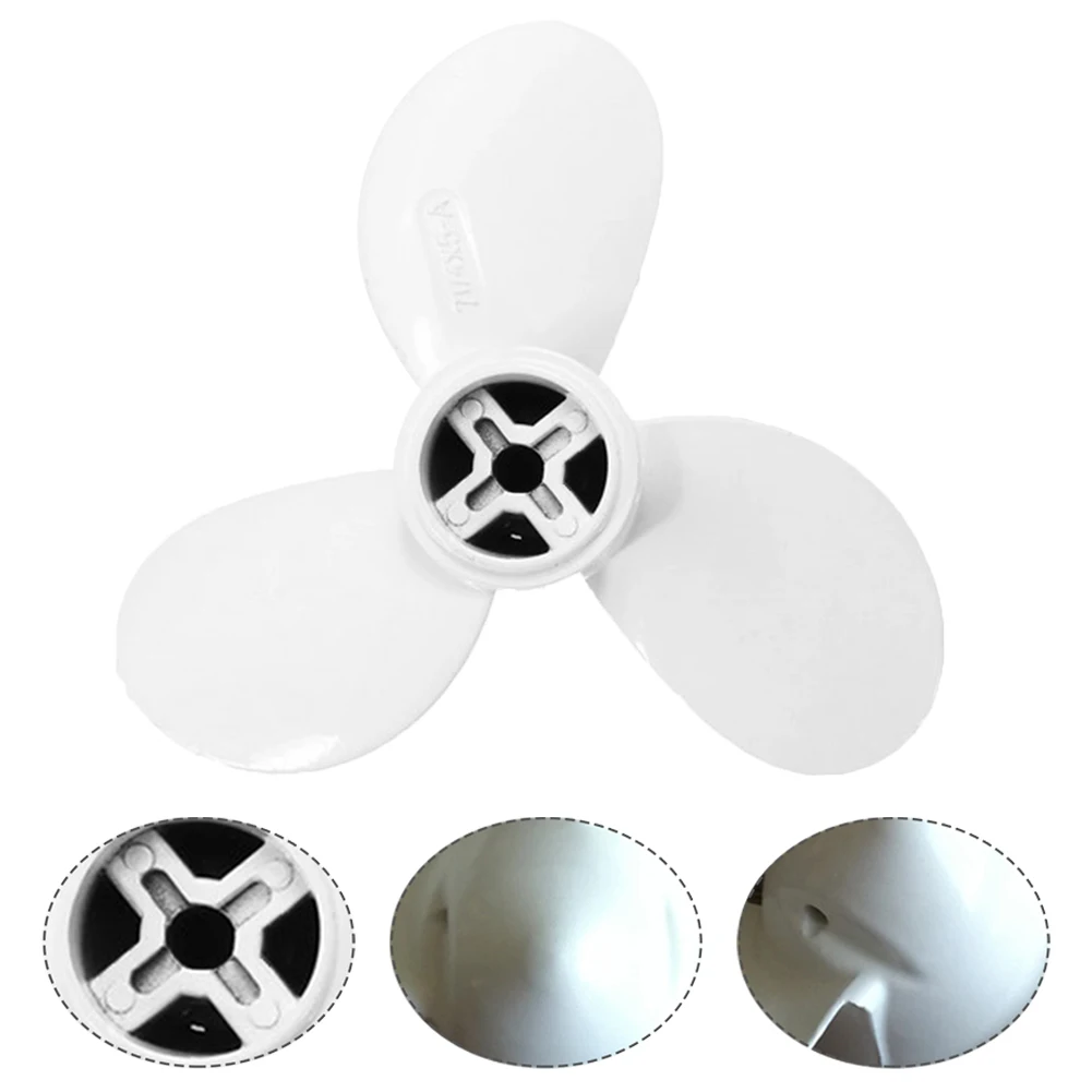

For Hangkai 3.5HP Motor Propeller Propeller Boat Accessories 7 1/4 5-A Model Numbe Aluminum Alloy Boat Accessories