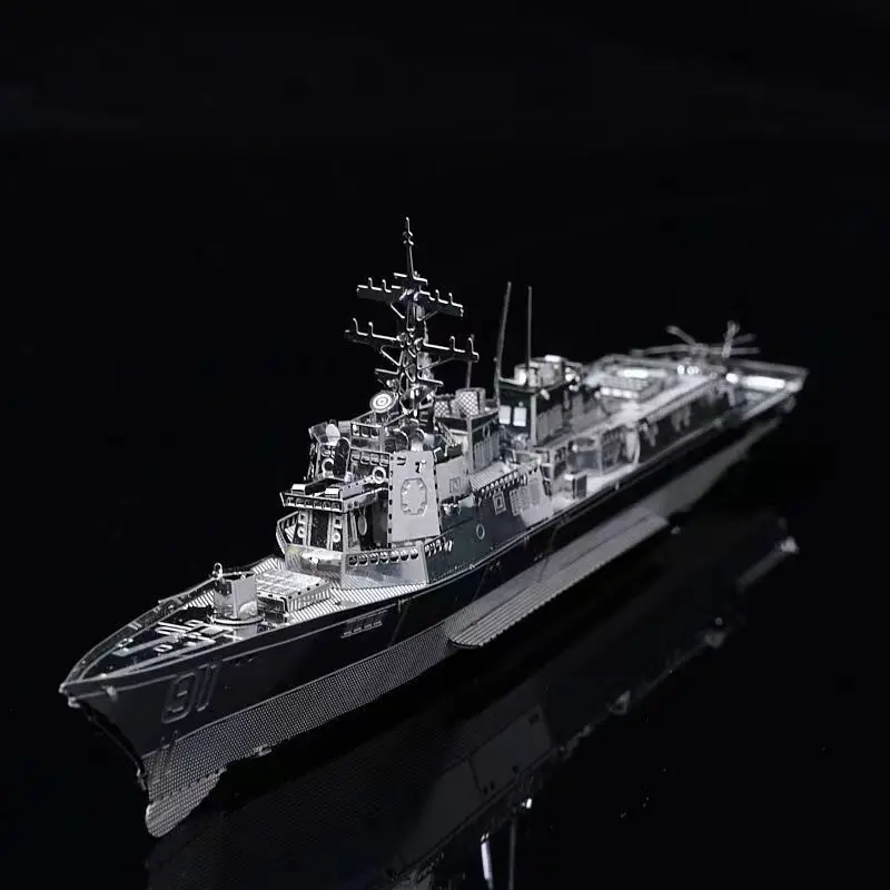 Burke Class Destroyer 3D металлическая модель головоломки военный корабль сборная