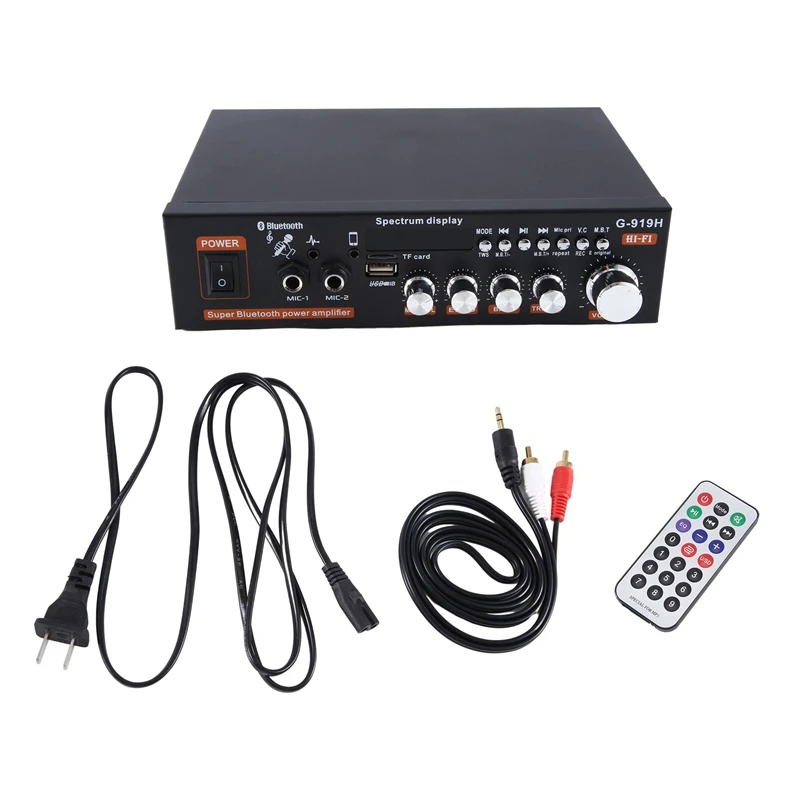 1 PCS G-919H 1000W Power Amplifier Audio Digital Universal