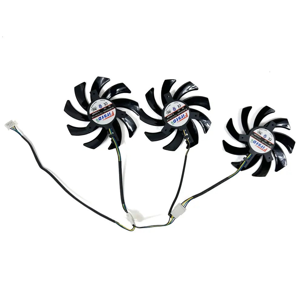 Охлаждающий вентилятор 85 мм 4PIN FDC10H12S9-C для XFX SPEEDSTER SWFT 309 RADEON RX 6700 XT 12GO вентиляторы