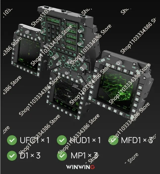 Моделирование полета MFD DDI DCS HUD на приборной панели перед кабиной самолета Geyisheng F18