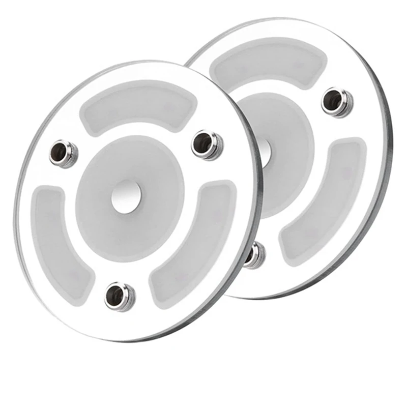 

Двойной синий/белый/теплый сенсорный диммер, Светодиодная лампа 12-30 В постоянного тока, круговой потолочный светильник на крышу, фургон, авт...