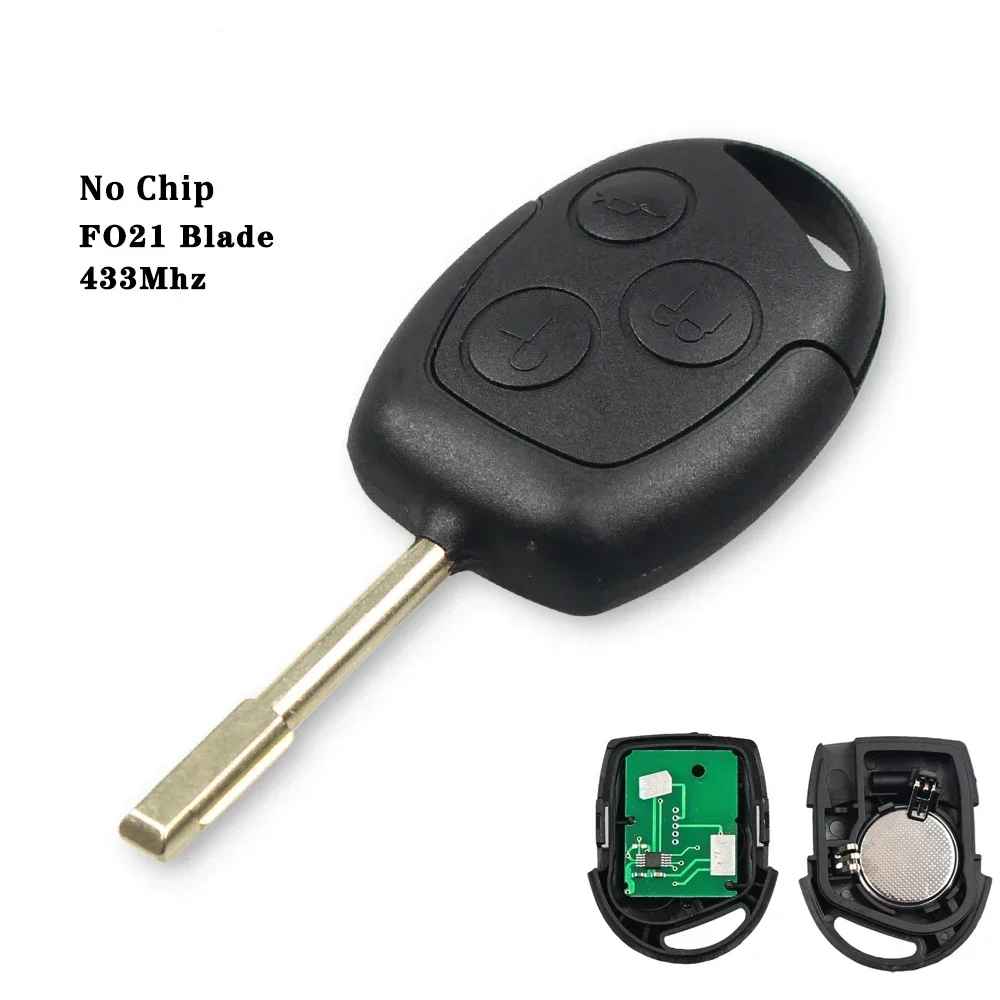 

KEYYOU новый удаленный автомобильный ключ 433 МГц 4D60 чип для FORD Focus Fiesta Mondeo Fusion Transit KA 2001 2002 2004 2005 2006 2007 2008