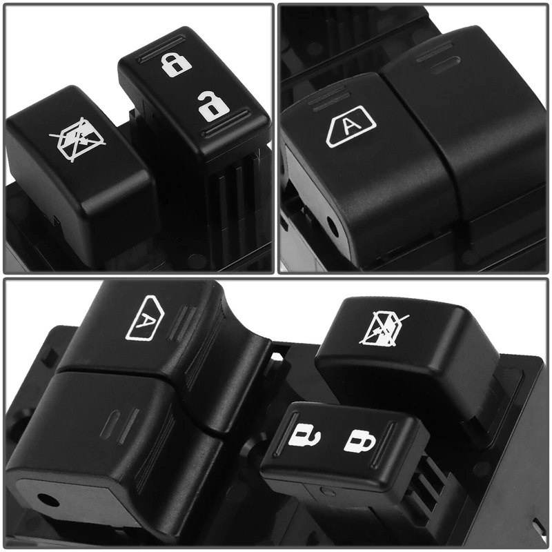 Фото Боковой выключатель стеклоподъемника автомобиля для Nissan Frontier 2006-2016 25401-ZP50A №2