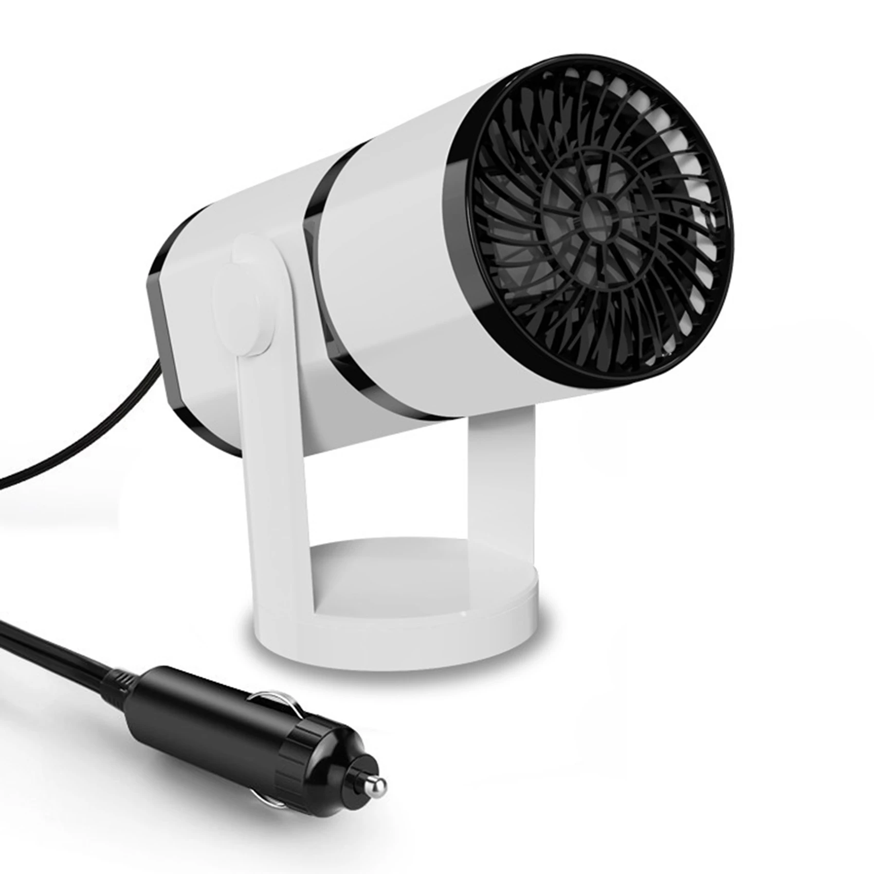 

Car Heater 12V 150W Auto Portable Heating Fan with Swing-Out Handle Windscreen Defroster Dashboard Driving