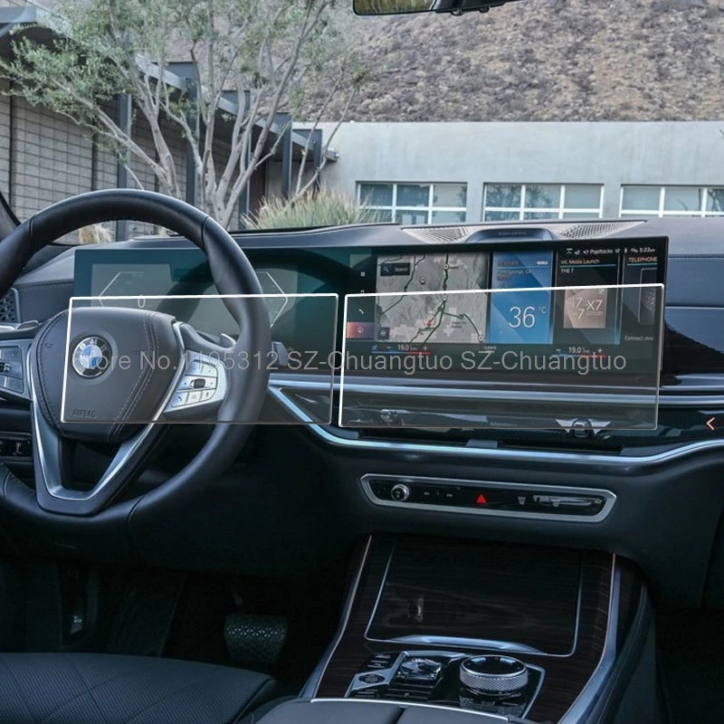 Защитная пленка из закаленного стекла для BMW X7 i4 i7 iX 7 серии Idrive 8 2023 2024 Car защитная