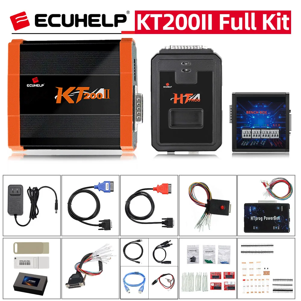 ECUHELP KT200II ECU TCU программатор Полная версия с автономной рабочей станцией + адаптер