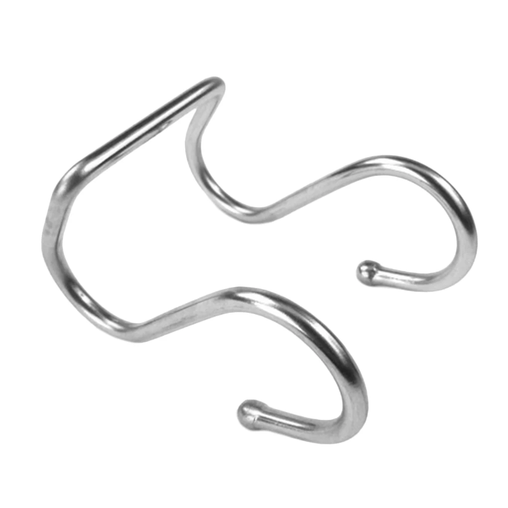 

Stainless Steel Double S Shape Storage Hook for Bathroom Kitchen Wall Doorback Organizer Accessories
