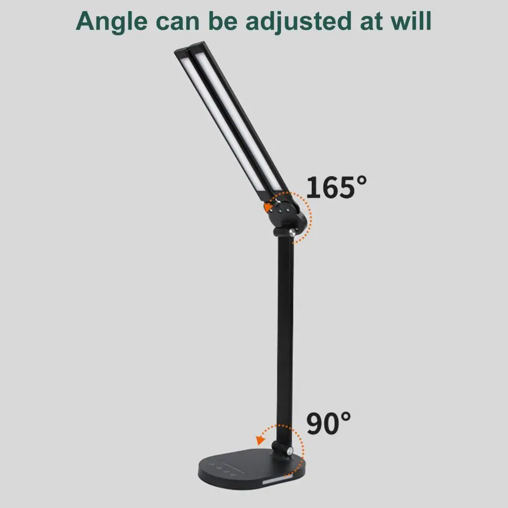 

Night Light Useful High Brightness 3000K-6400K Eye-caring Foldable Table Light Reading Lamp Office Supplies