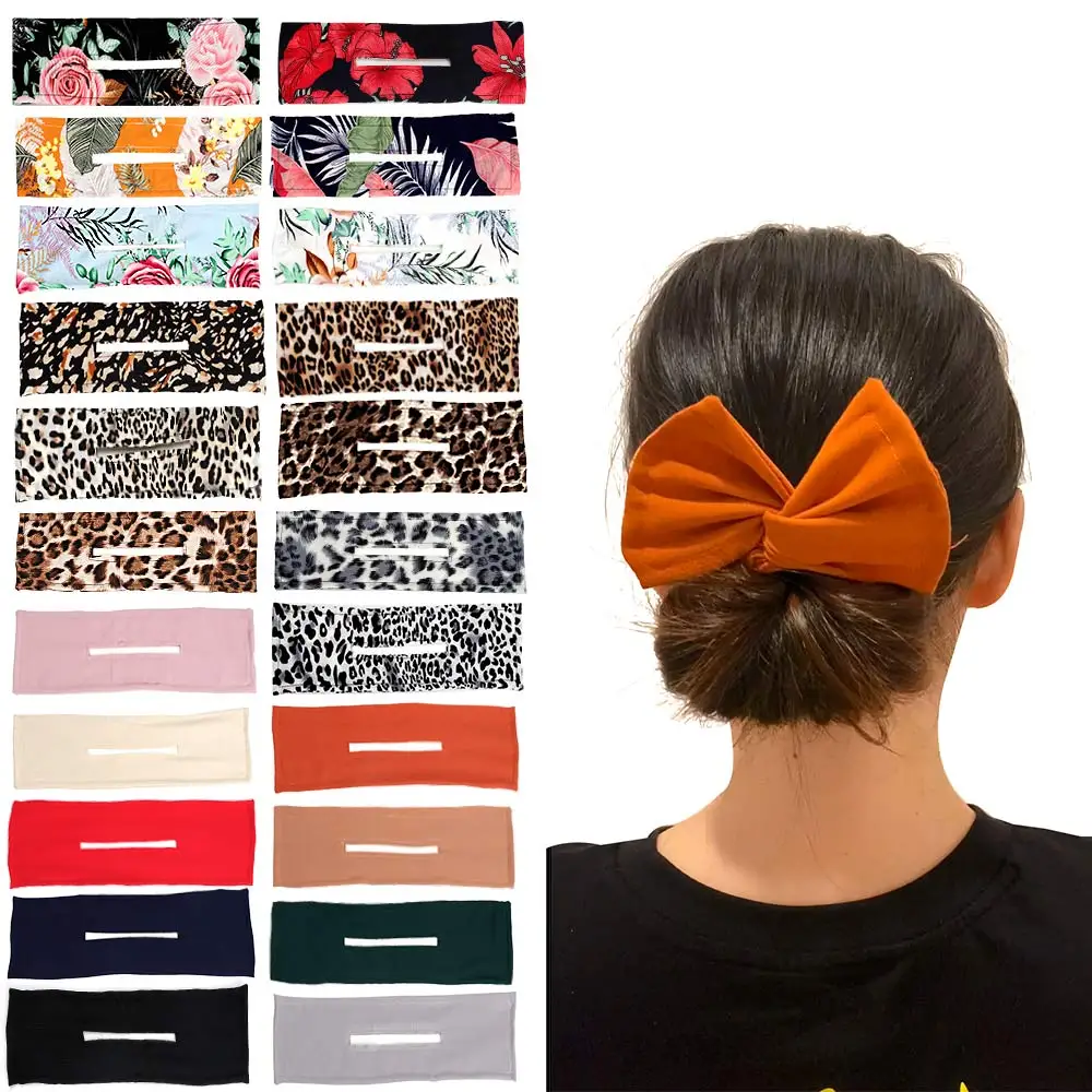 

Women Girls Bow Scrunchies Hair Ties coleteros Deft Bun Headbands заколка для волос Hair Accessories резинка для волос для волос