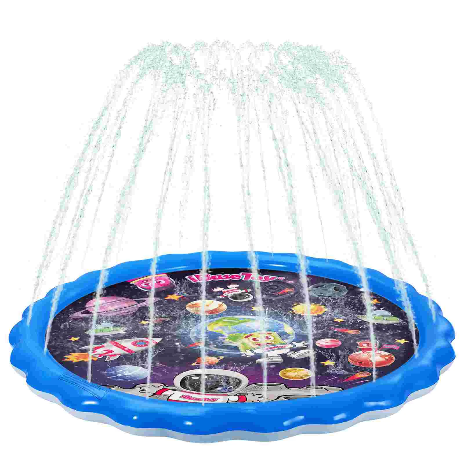 

IBASETOY PVC Safe Leakage Durable Play Mat Paddling Water Cushion Sprinkler Pad for Lawn