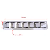 7 slots louvered vents boat marine hull air vent grill replacement part for rv caravan stainless steel silver