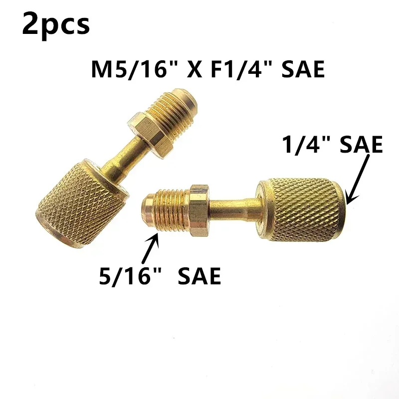 

Адаптеры для кондиционера R410 R32 5/16" SAE - 1/4" SAE 2 шт.