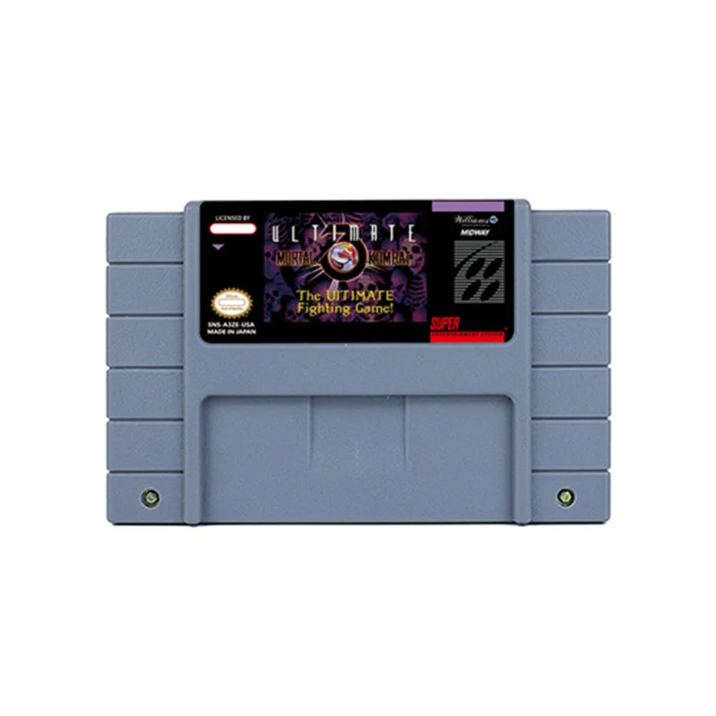 

Ultimate Mortal Kombat 3 Action Game for SNES 16 Bit Retro Cart Children Gift