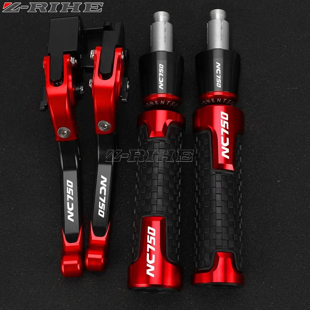 

Motorcycle Adjustable Brake Clutch Lever Handlebar grip Handle Bar Grips For Honda NC750S NC750X 2014 2015 NC750 S/X N 750S 750X