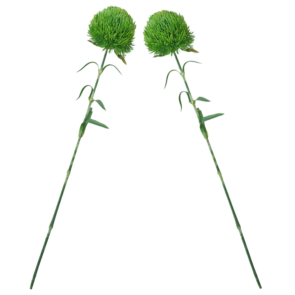 

2 Pcs Onion Balls Office Artificial Plants Indoor Soft Pvc Faux Greenery Leaves