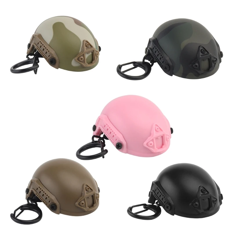 

Small Keychain Helmet Shaped Airsoft Shape Bottle Opener Corkscrew Decoration Outdoor Hunting Hiking Fan Accessories