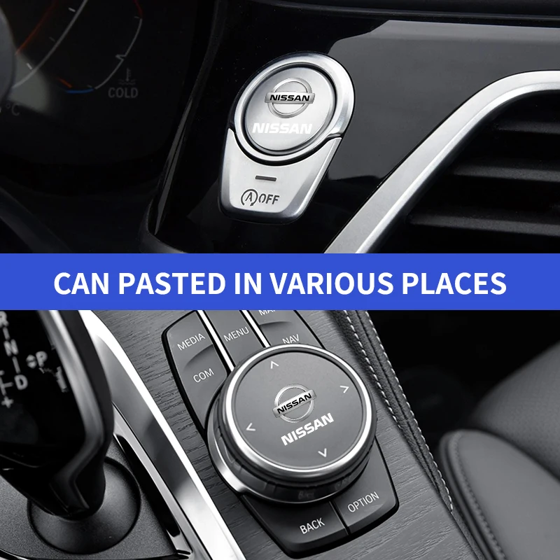 Случайные наклейки для интерьера автомобиля автомобильные на руль товары Nissan Nismo