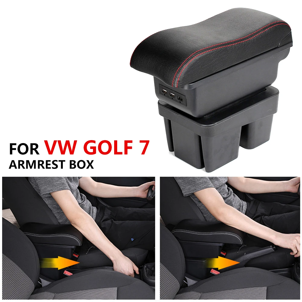 

Подлокотник для VW Golf 7, 2014, 2015, 2016, 2017, 2018, специальные детали интерьера, автомобильные аксессуары