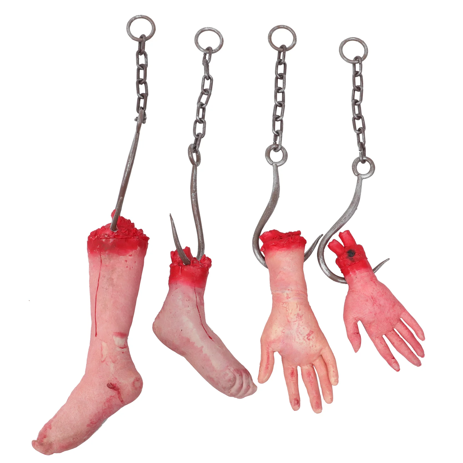 

Scary Props Haunted House Prank Decoration Halloween Clothing Broken Body Parts Festival Emulsion