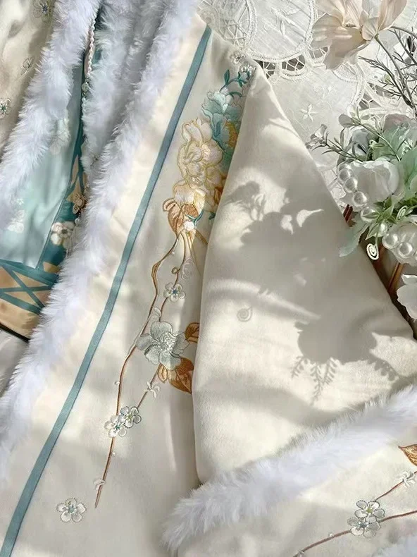 Женское платье с вышивкой традиционное китайское танцевальное династии ханьфу