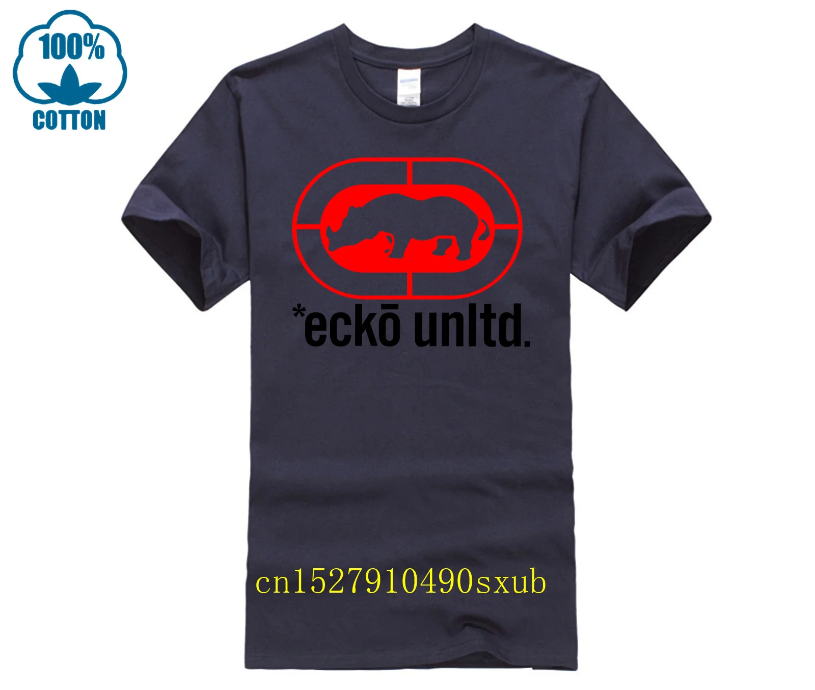 Фото Футболка Ecko_Unltd в стиле 80-х, мужская футболка с круглым вырезом и короткими рукавами, персонализированная мужская красочная футболка, новинка, футболка №4