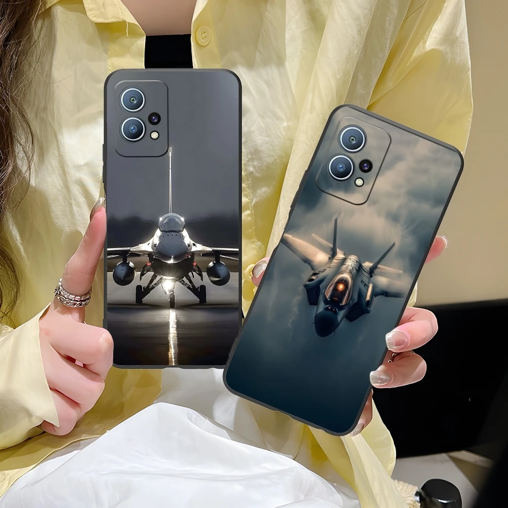 Чехол для мобильного телефона AirForce Plane Huawei P60 P50 P40 P30 P20 P10 P9 P8 Pro Lite Plus черный мягкий