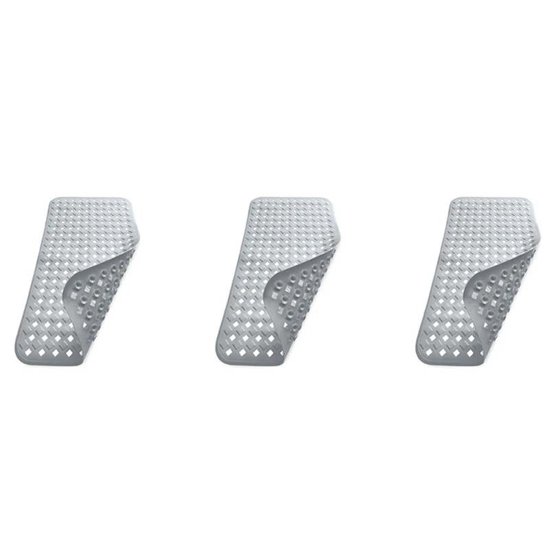 

3X Non-Slip Bath Mat With Strong Grip Skin-Friendly BPA Free Non-Slip Shower Mat Washable Bath Mat Non-Slip Mat B