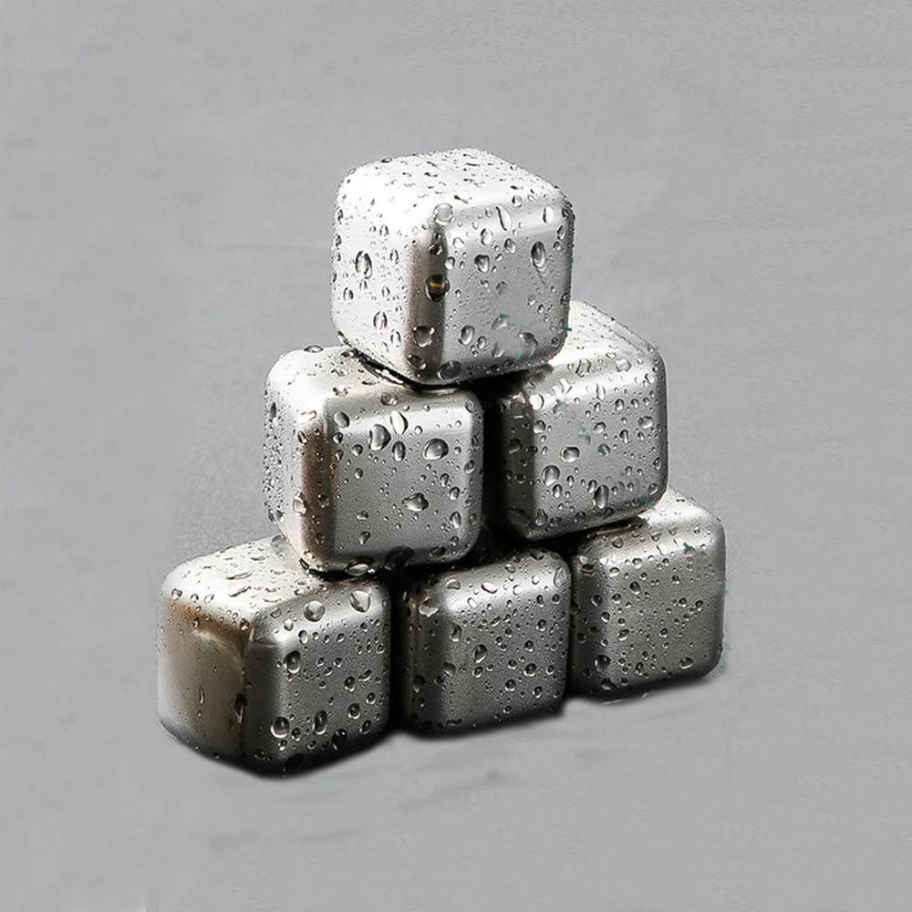 

5pcs No. 304 stainless steel material ice cube for beer and drinks iced