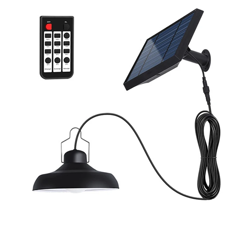 Solar Panel Light Outdoor High Power LED Light Bright Shed Lamp Camping Solar Light