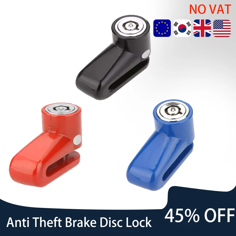

Anti Theft Brake Disc Lock For ElectricBicycle Scooter Bike Bicycle Wheel Disk Lock Small Security Safety Brake Lock