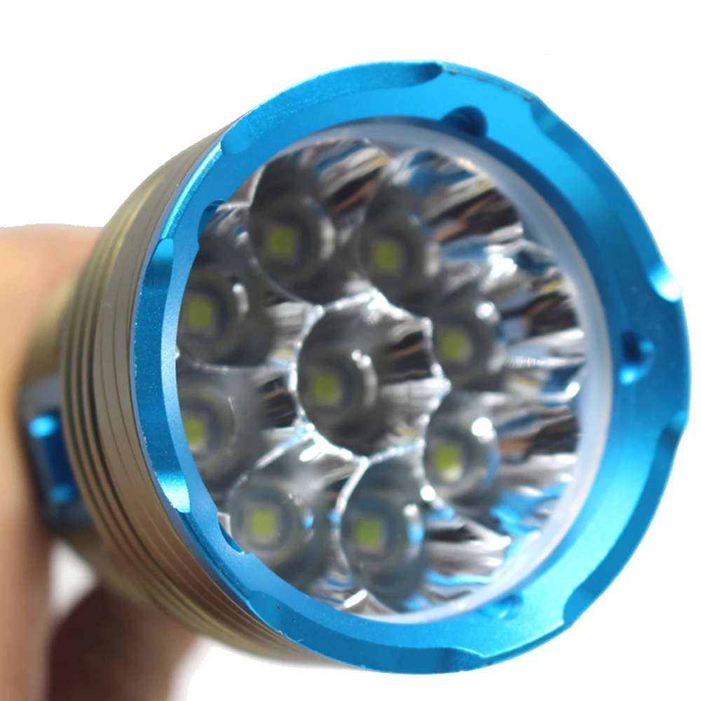 Мощный тактический светодиодный фонарик для дайвинга 8000LM 3 режима подводная