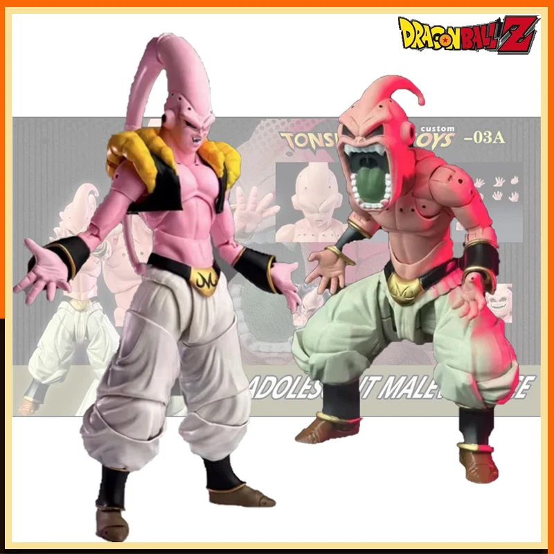 

Tonsenarttoys Custom Dragon Ball Figure S.h.figuarts Adolescent Malevolence Majin Buu Kid Action Figure Shf Anime Model Gift Toy