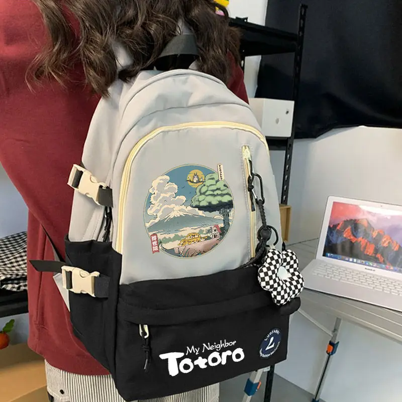 

Ghibli Totoro mini backpack travel backpack school backpack crossbody bags for women purses and handbags