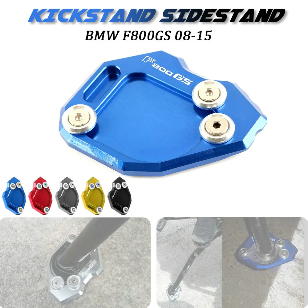 

Motorcycle Accessories Kickstand Sidestand Stand Extension Enlarger Pad for BMW F800GS F 800 GS F800 2008-2015