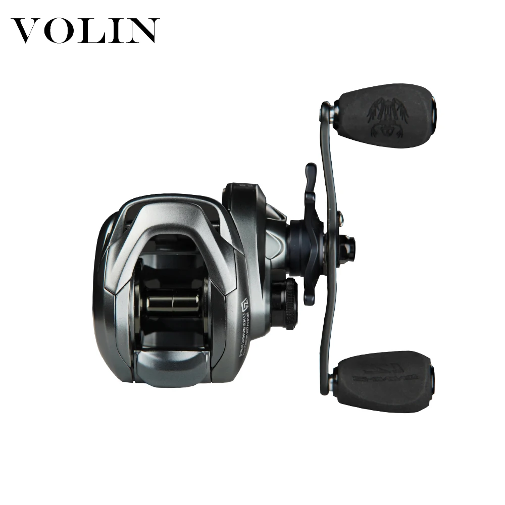 Volin New Baitcasting Fishing Reel Japan Imported NMB Bearing Long-Distance Fishing Reel 9+1BB Magnetic Brake System 6.5:1 Wheel