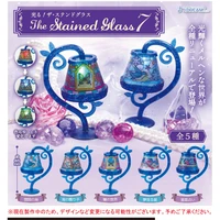 original japanese j dream gashapon cute simulation miniatures light stained glass lamp kawaii capsule toys mini model gift