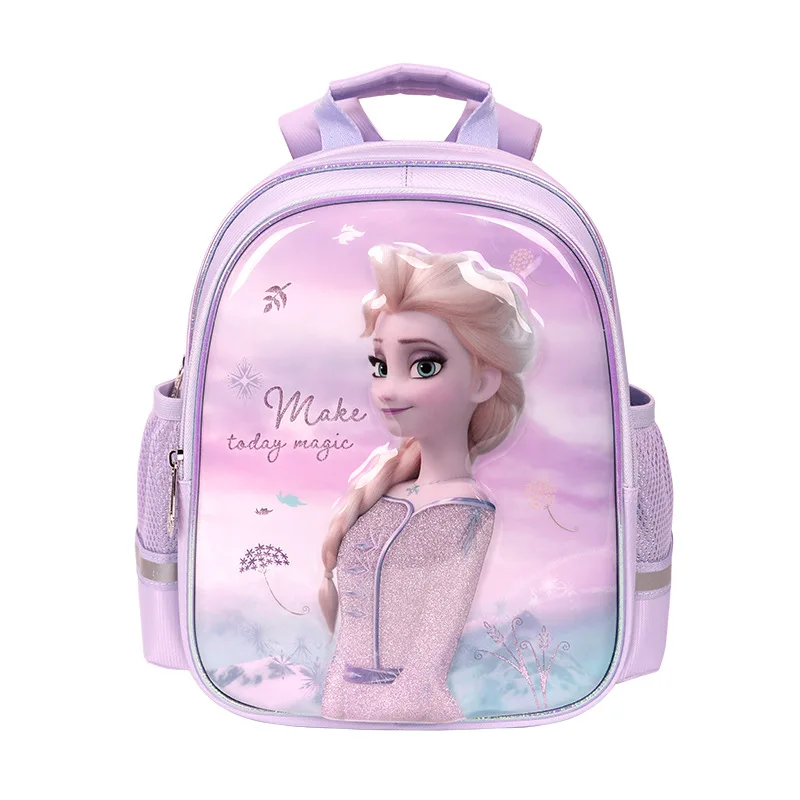 

22*14*30CM Disney cartoon girls frozen 2 princess Backpacks plush shoulder bag kids elsa anna kindergarten bag