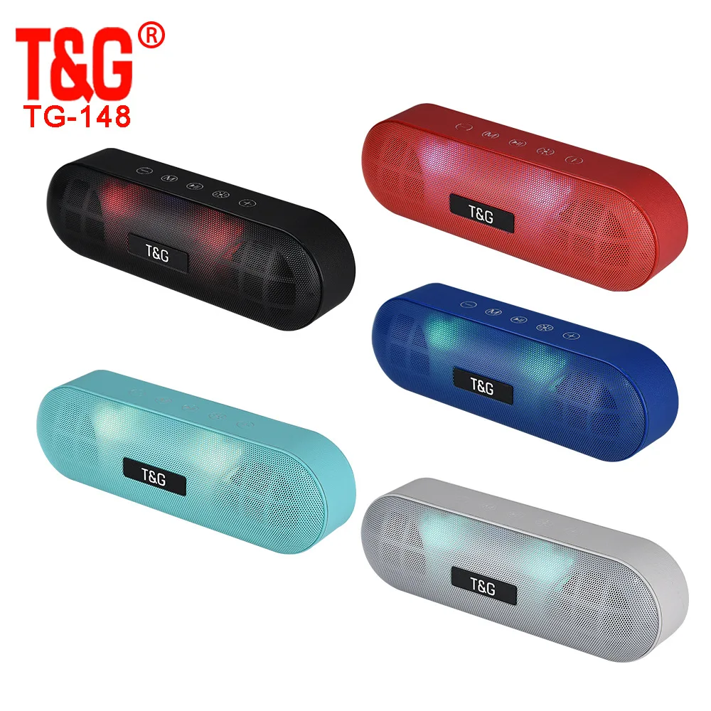 

TG148 Long Strip Bluetooth Audio Wireless Radio Outdoor Square LED Light Fashion Speaker