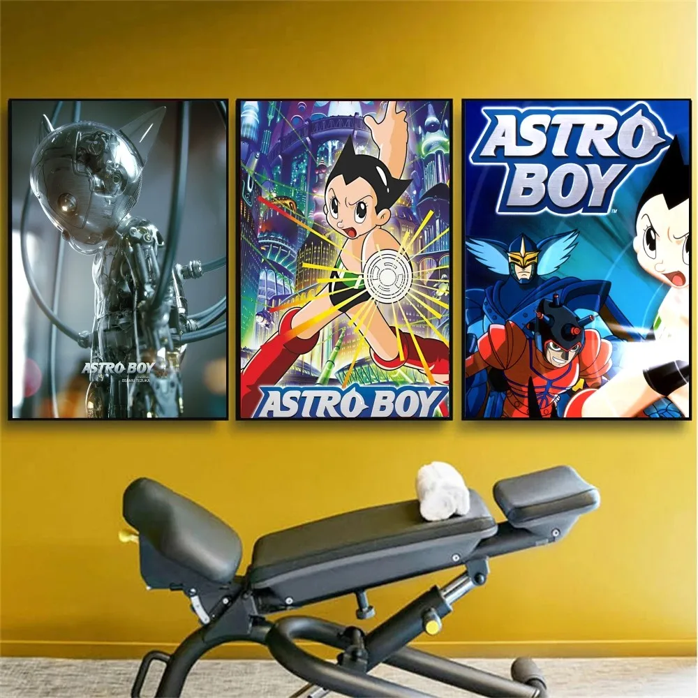 Astro Boy Anime Poster Kraft Club Bar Paper Vintage Wall Art Painting Bedroom Study Stickers