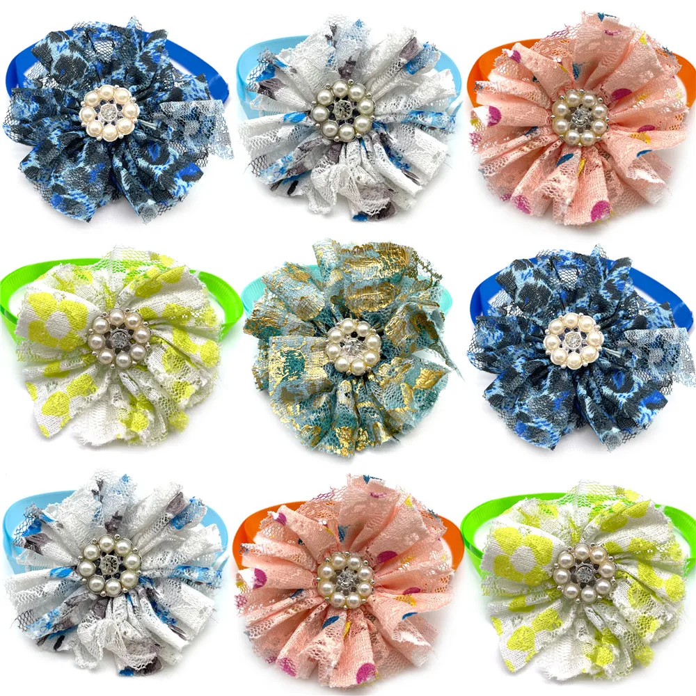 

50/100 шт., детские галстуки-бабочки для собак и кошек