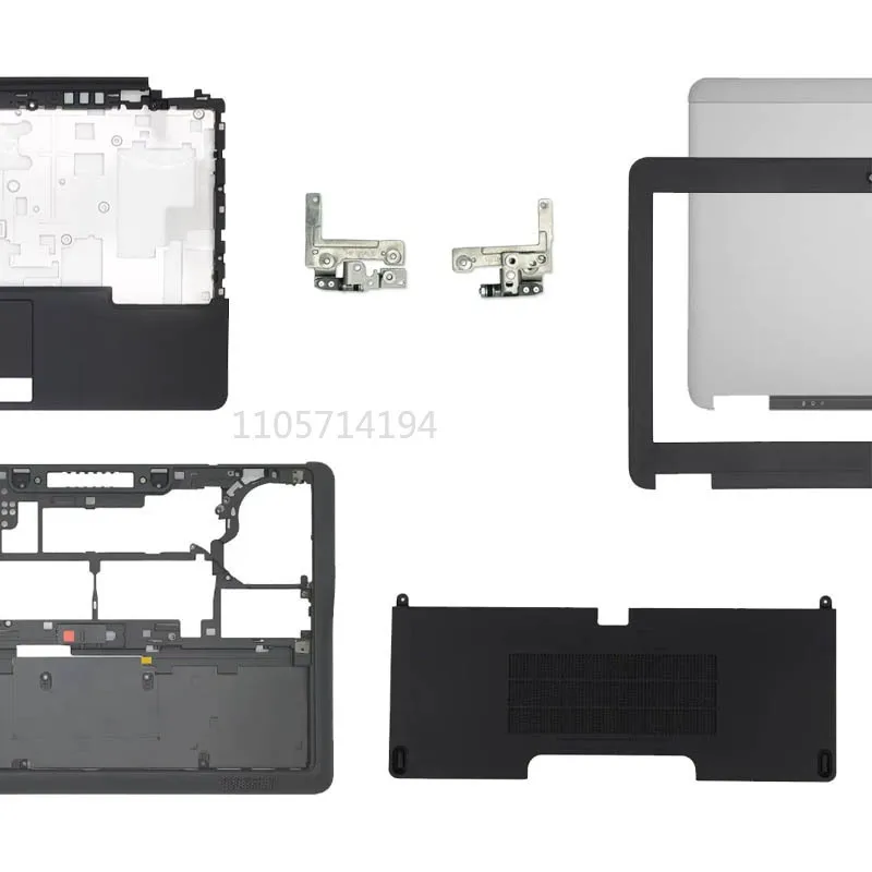 Фото Новый верхний корпус для ноутбука Dell Latitude 7240 E7240: задняя крышка экрана, передняя рамка, петли, подставка для рук, нижний корпус. №1