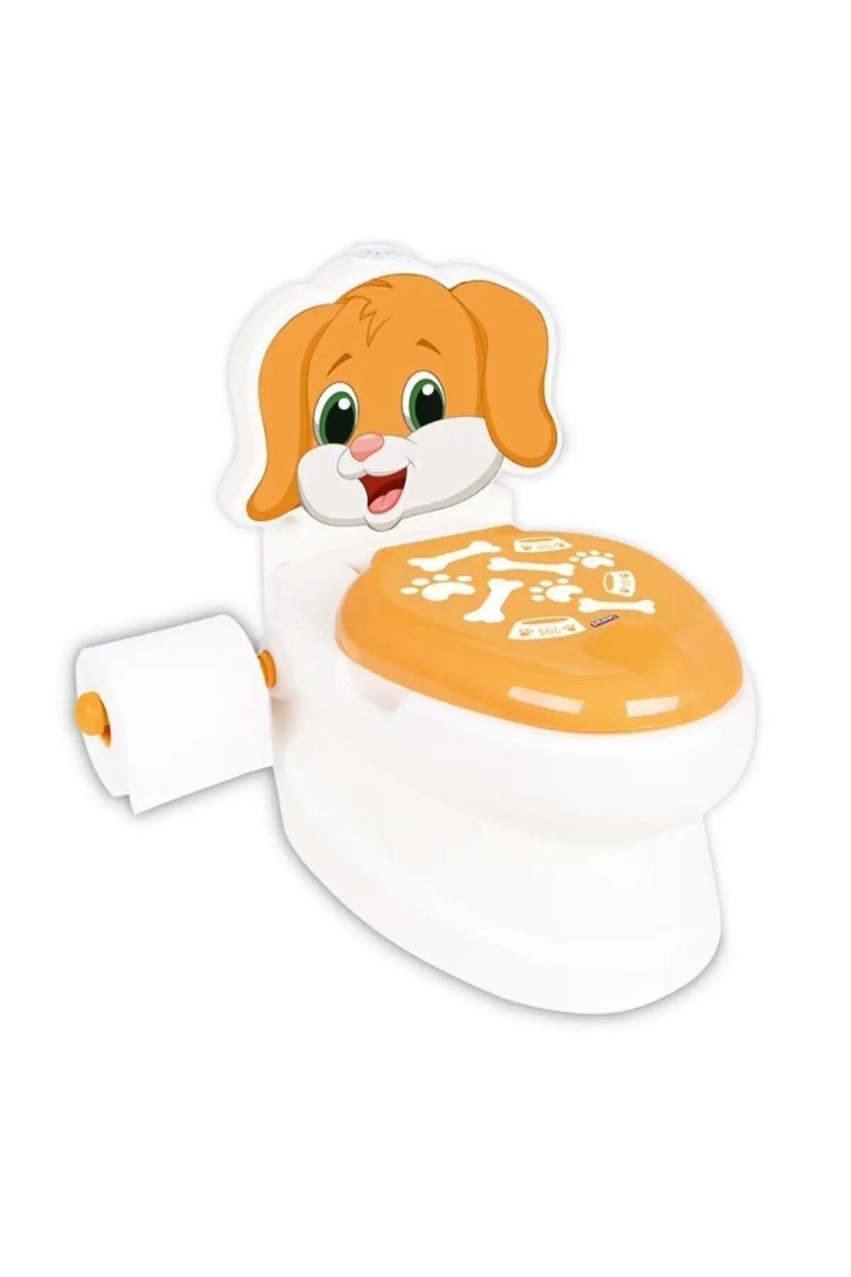 

Orange Educational Dog shaped baby Toilet child toilet seat educational klzoet