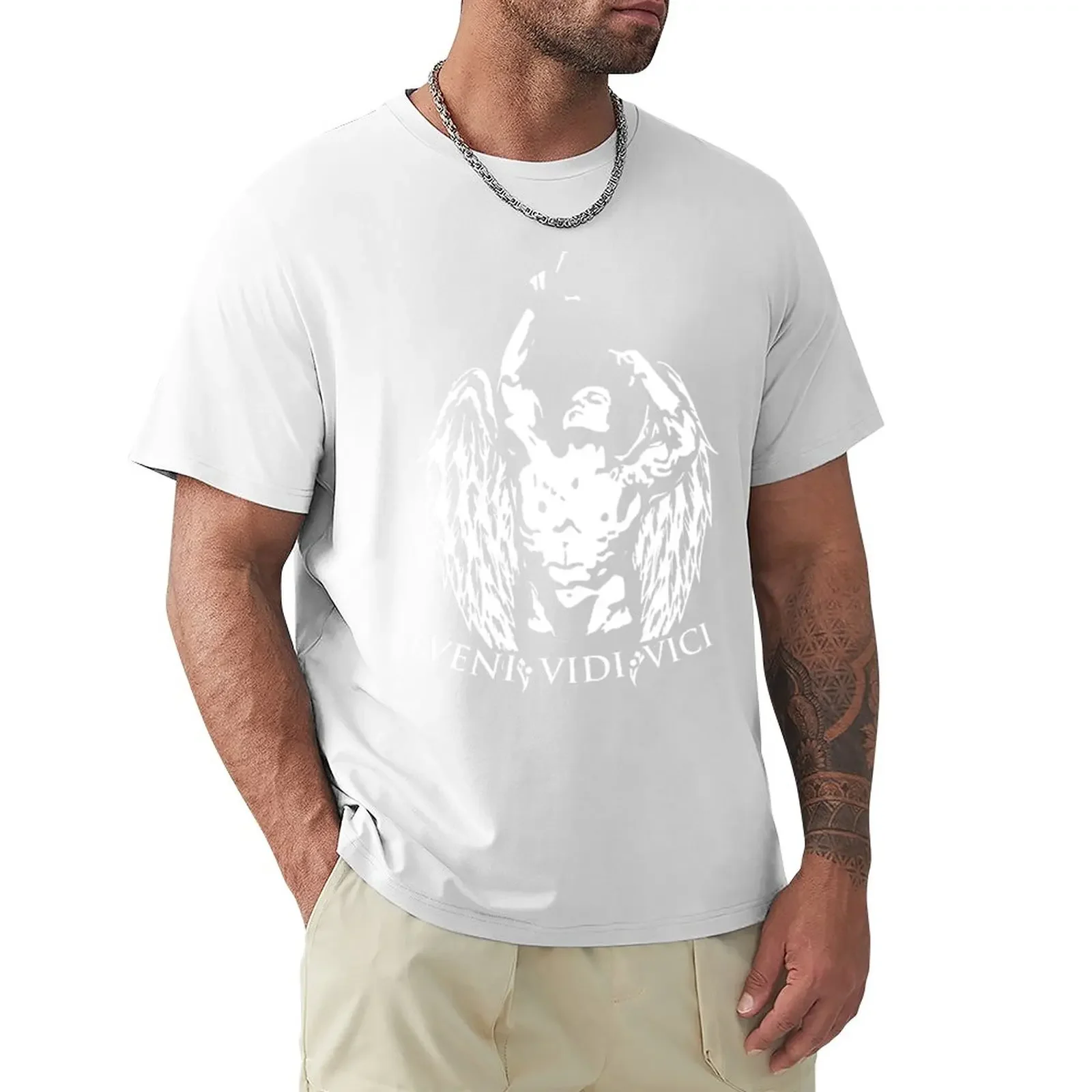 Фото Футболка Veni Vidi Vici | Zyzz Legacy, графические футболки, манга, винтажная аниме одежда, рубашки, графические футболки, облегающие футболки для мужчин 2024 №2
