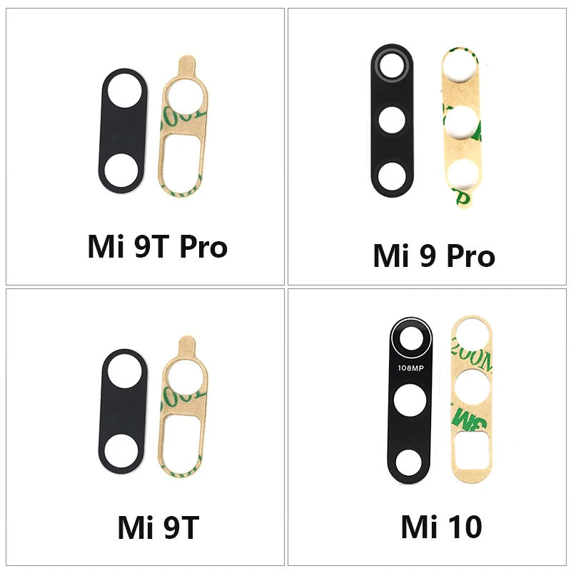 

10 piece for Xiaomi Mi 9T 9 Pro Rear Back Camera Glass Lens Cover for Xiaomi 9Pro 9TPro 10 Replacement Pasts Repair