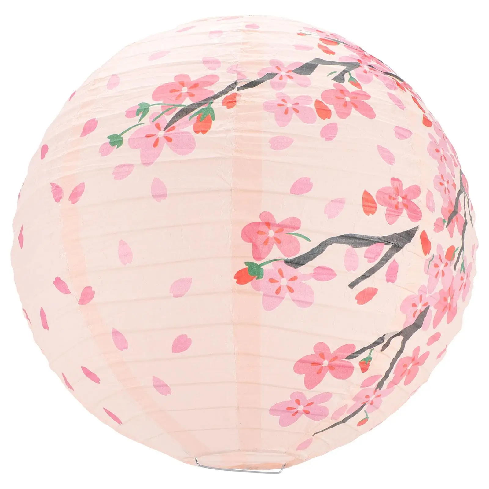 

Розовый бумажный фонарь