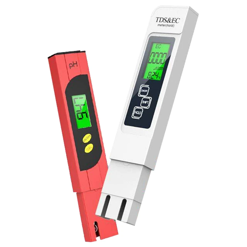 

PH Meter 4 In 1 Pool Thermometer Water Tester, Digital PH Meter With ATC Function, PH Value T Temperature Water Tester