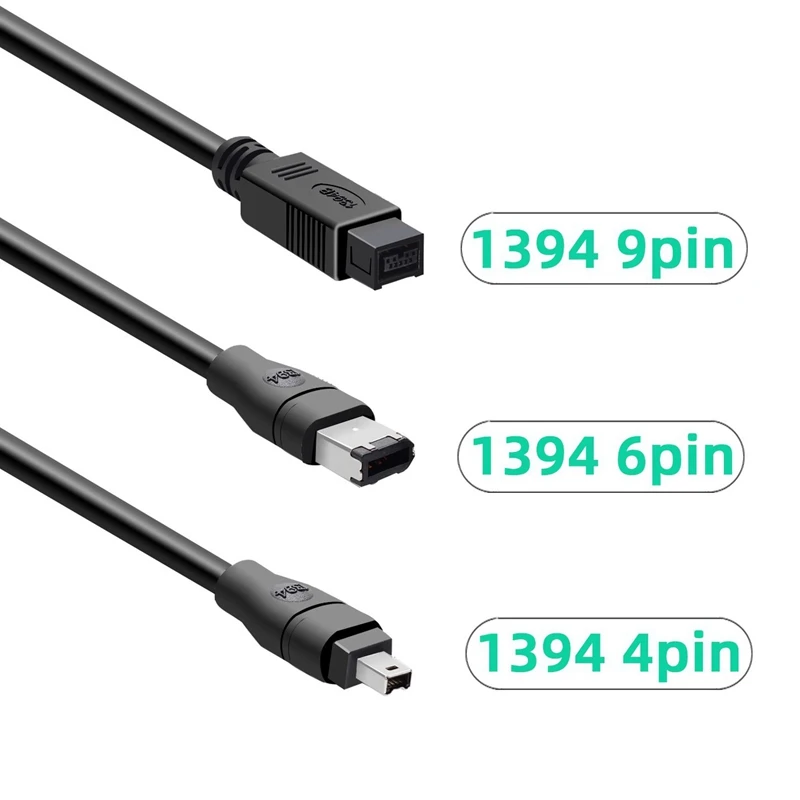 EEE 1394 FireWire 800 — кабель FireWire 400, 9-контактный, 6-контактный, 4-контактный, 6-контактный, 4-контактный, 4-контактный, 4-контактный, кабель ILink IEEE 1394B (art.: 3920c406f50ee) - 3920c406f50ee