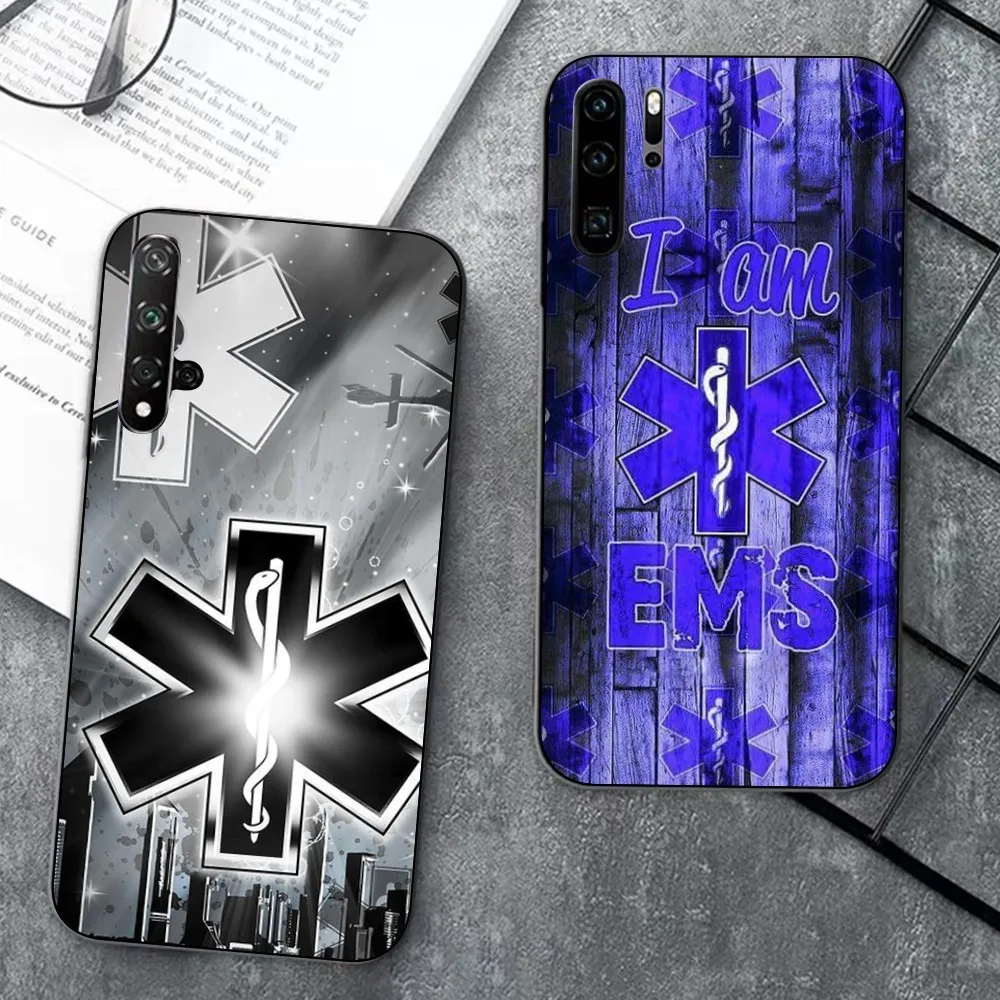 Медицинский спасательный телефонный чехол EMT EMS для Huawei P 8 9 10 20 30 40 50 Pro Lite Psmart Honor 10 lite 70 Mate 20lite