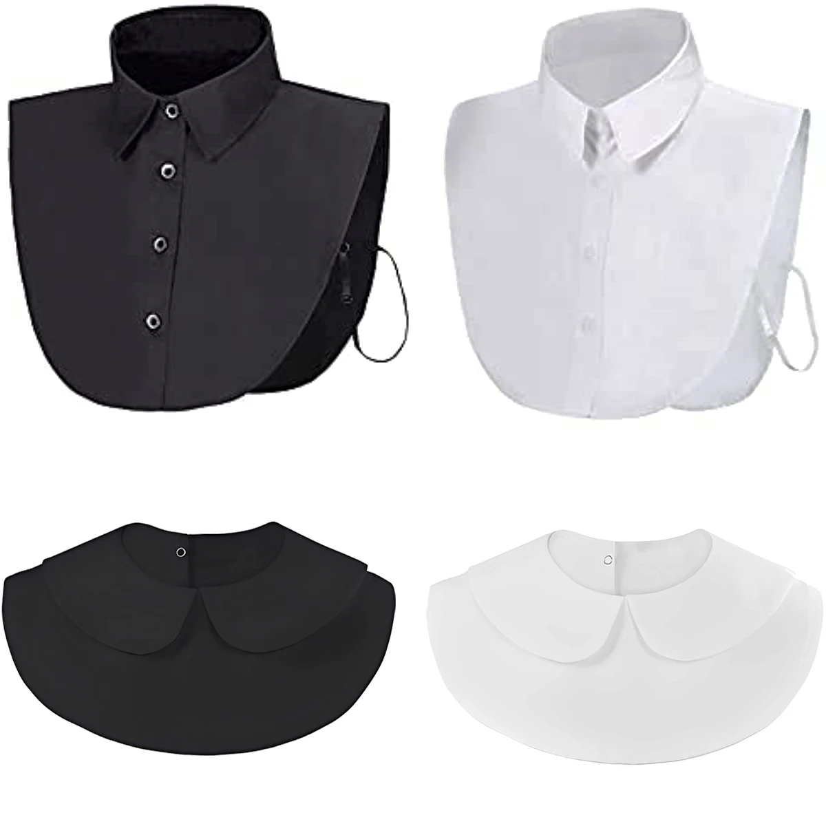 

Cotton Fake Collar Blouse Sweater OL Blouse Detachable Shirt Collar False Collar Lapel Women Top Collars Clothes Decoration